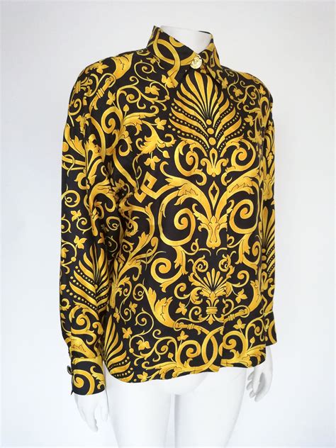 fake versace baroque shirt|versace vintage designs.